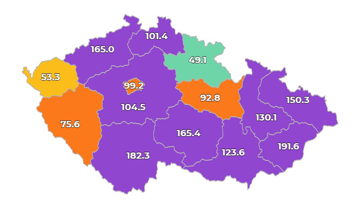 V Česku přibylo 2405 nakažených